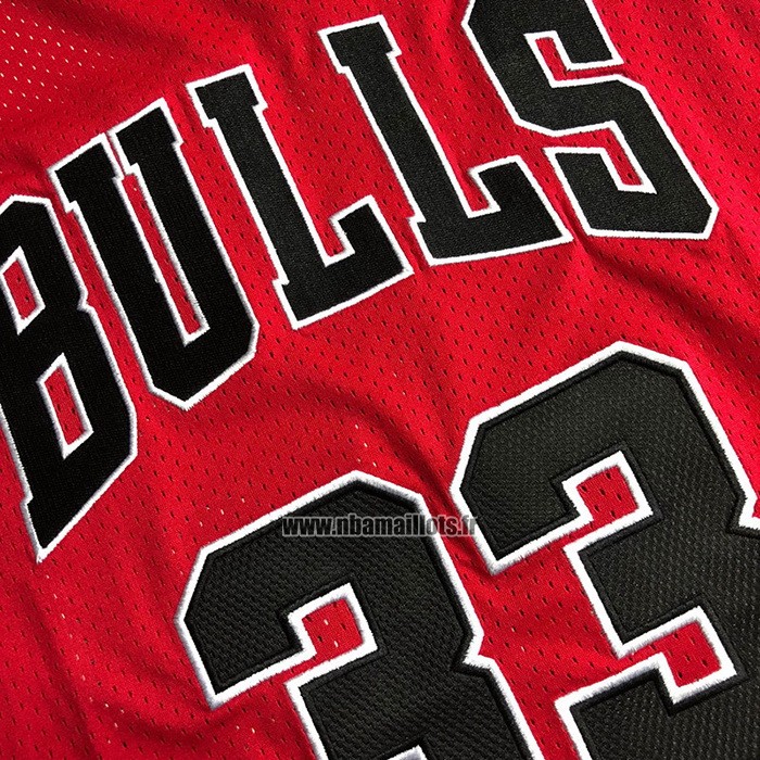 Maillot Chicago Bulls Scottie Pippen NO 33 Mitchell & Ness 1997-98 Rouge